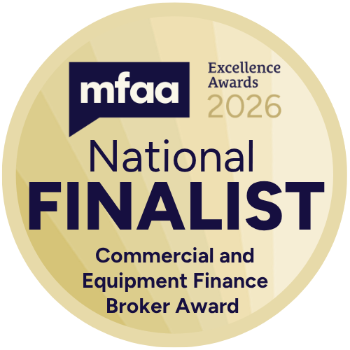 MFAA Excellence Awards 2026 National Finalist, Commercial and Equipment Finance Broker Award