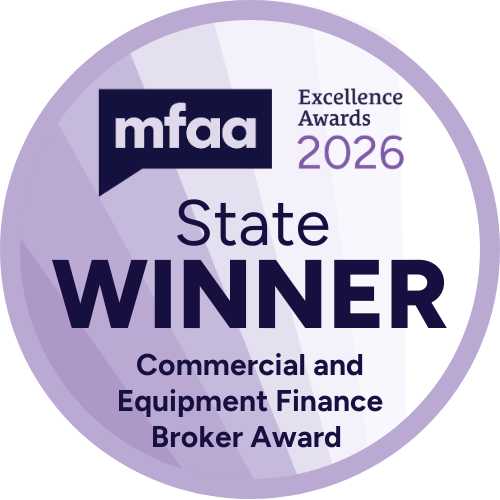 MFAA Excellence Awards 2026 State Winner, Commercial and Equipment Finance Broker Award